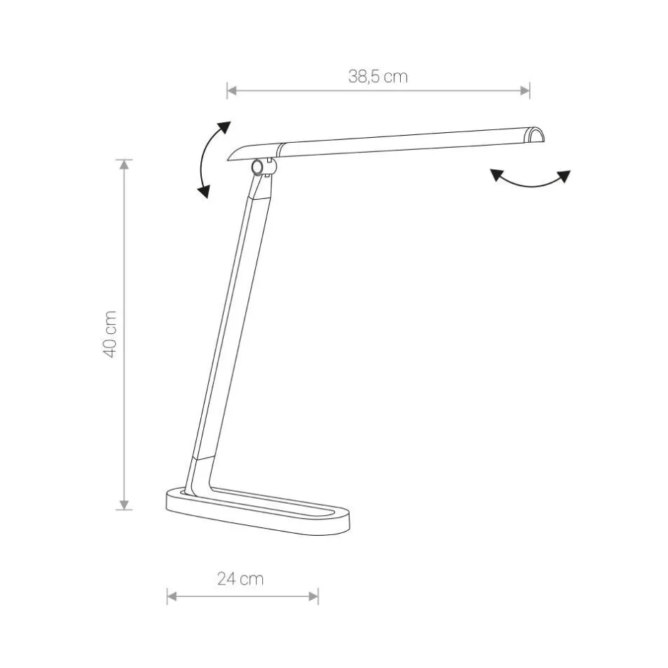 Led Lampen|Tischlampen*Nowodvorski Dimmbare LED Schreibtischlampe Touch 7,5W flexibel