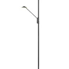 Wohnzimmerlampen|Metall Lampen*Trio Reality Dimmbare LED Stehlampe flexibel 180 cm Schwarz Lesen