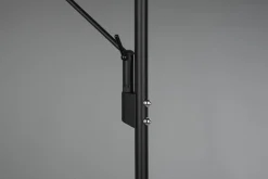 Wohnzimmerlampen|Metall Lampen*Trio Reality Dimmbare LED Stehlampe flexibel 180 cm Schwarz Lesen