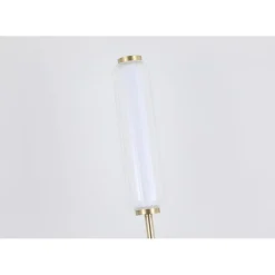 Searchlight Dimmbare LED Stehleuchte Glas Metall 797 lm 127 cm 10 W< Wohnzimmerlampen|Metall Lampen