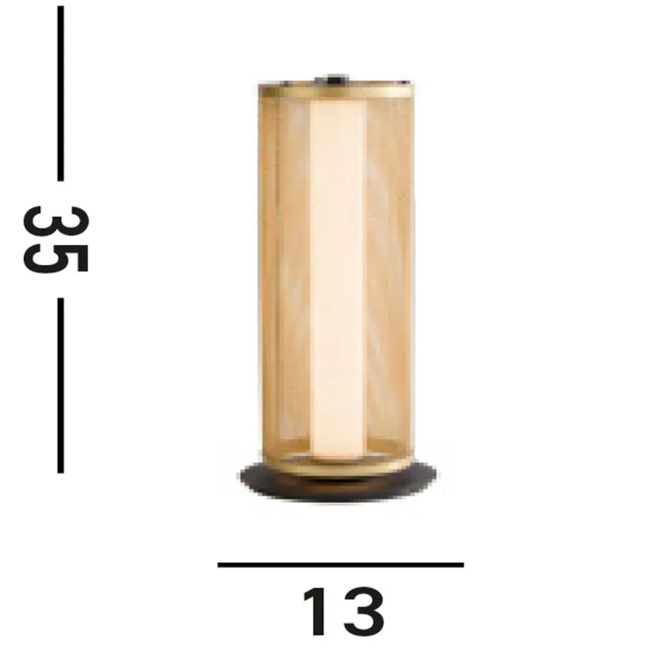 Nachttischlampen|Metall Lampen*Searchlight Dimmbare LED Tischlampe Metall mit Touch 35 cm