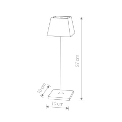 Led Außenleuchten|Outdoor Tischleuchten*Nowodvorski Dimmbare LED Tischlampe Touch IP54 dekorativ Außen