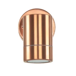 Metall Lampen|Messinglampen*Lido Down Strahler Wand außen in Kupfer aus Messing IP54