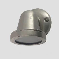 Außenwandleuchten|Messinglampen*Andromeda Downlight Terrasse Messing Glas 14 cm hoch IP64 GU10 klein