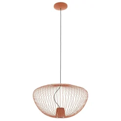 Nowodvorski Draht Hängelampe Metall Terrakotta B:54,5 cm GU10< Hängelampen|Bürolampen