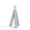 Easylight Dreibein Gestell Holz Grau E14 mit Kabelschalter Tischleuchte< Lampen Aus Aller Welt