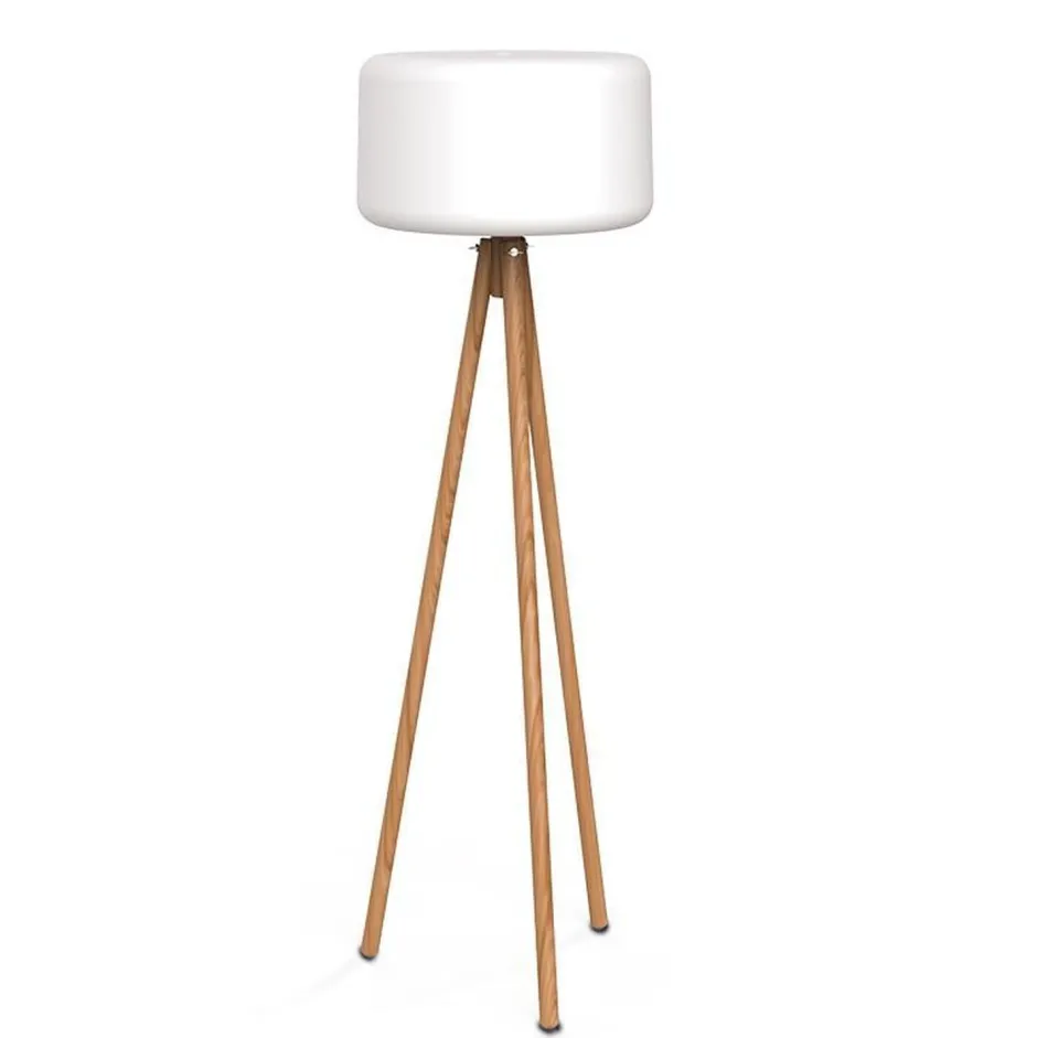 Metall Lampen|Skandinavische Lampen*Newgarden Dreibein Stehleuchte Solar Farbwechsel 140 cm LED