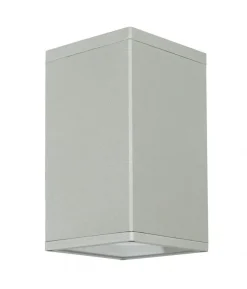 SU-MA Eckige Deckenleuchte außen IP54 Aluminium E27< Metall Lampen|Feuchtraumleuchten