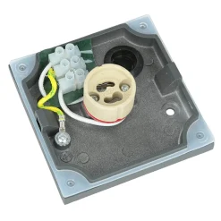 Metall Lampen|Feuchtraumleuchten*SU-MA Eckige Deckenleuchte außen IP54 wetterfest