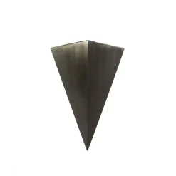 Harms Import Edelstahl Außenwandleuchte Dreieck LED< Metall Lampen|Led Außenleuchten