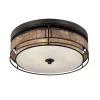 Elstead Edle Deckenleuchte LARA Kupfer Ø46cm 3-flmg Lampe< Deckenleuchten|Flurlampen