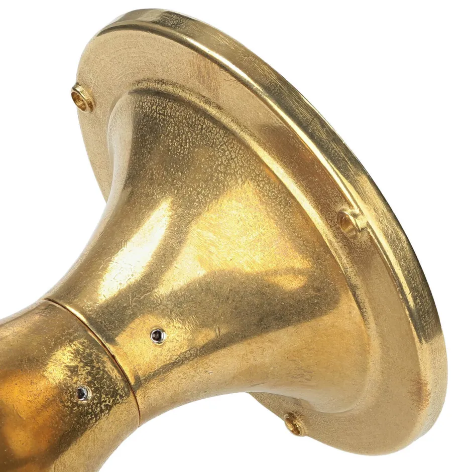 Lido Edle Gartenleuchte FESTOS Messing Maritim H:30cm< Rustikale Lampen|Messinglampen