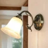 Wandleuchten|Küchenlampen*Easylight Edle Wandlampe ORCHIDEA Jugendstil Alabaster Glas