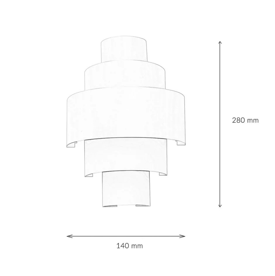 Easylight Edle Wandlampe Weiß Lichtmuster< Wandleuchten|Flurlampen