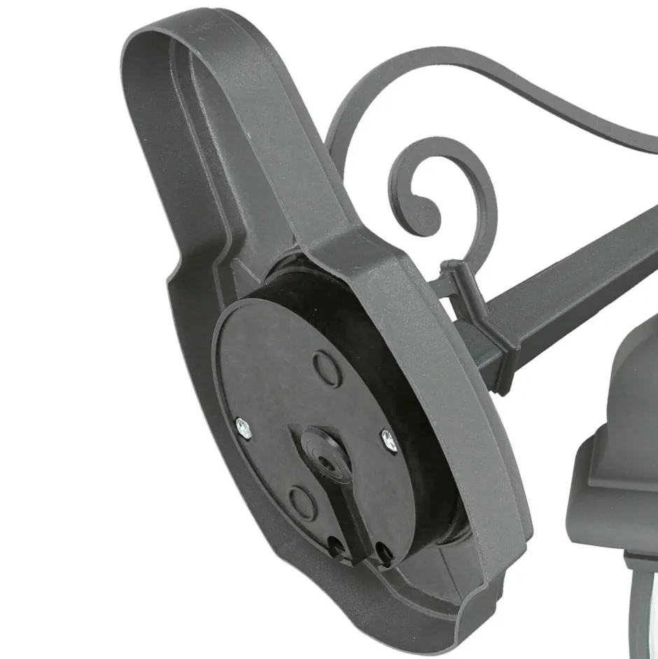 Rustikale Lampen|Rustikale Außenleuchten*Easylight Edle Wandleuchte Anthrazit BREST außen regenfest E27