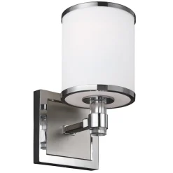 Wandleuchten|Glaslampen*Elstead Edle Wandleuchte ILVY Chrom B:13cm Klassisch Lampe