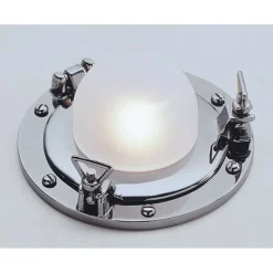 Laura Suardi Einbau Deckenleuchte Chrom aus Messing rund Premium< Led Lampen|Spots