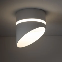 Nowodvorski Einbauleuchte Decke Ø 8,5 cm H: 12 cm GX53 Weiß< Spots|Wandleuchten