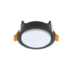 Spots|Wandleuchten*Nowodvorski Einbauleuchte Schwarz GX53 rund Ø 95 mm Decke innen