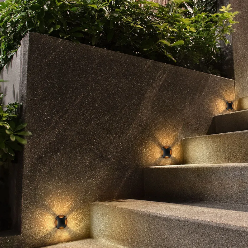 Maytoni Einbauleuchte Wand Aluminium LED IP65 rund D: 6,2 cm< Led Außenleuchten|Moderne Außenleuchten