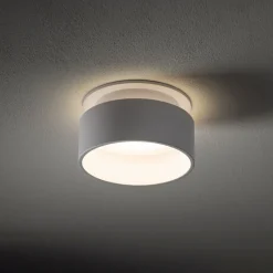 Flurlampen|Bürolampen*Nowodvorski Einbauleuchte Weiß Aluminium GU10 Ø8 cm rund Aufputz