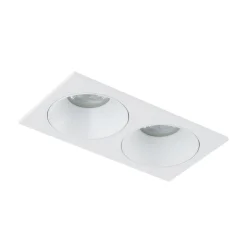 TK Lighting Einbauspot Weiß IP65 Metall Glas GU10 2-flammig< Metall Lampen|Moderne Außenleuchten