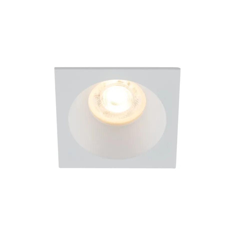 TK Lighting Einbauspot Weiß Metall IP65 GU10 L:8,5 cm wetterfest< Metall Lampen|Moderne Außenleuchten