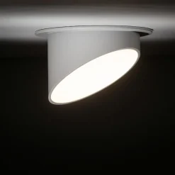 Spots|Wandleuchten*Nowodvorski Einbaustrahler GU10 Weiß Aluminium Ø 7,5 cm innen Decke