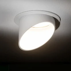 Spots|Wandleuchten*Nowodvorski Einbaustrahler GU10 Weiß Aluminium Ø 7,5 cm innen Decke