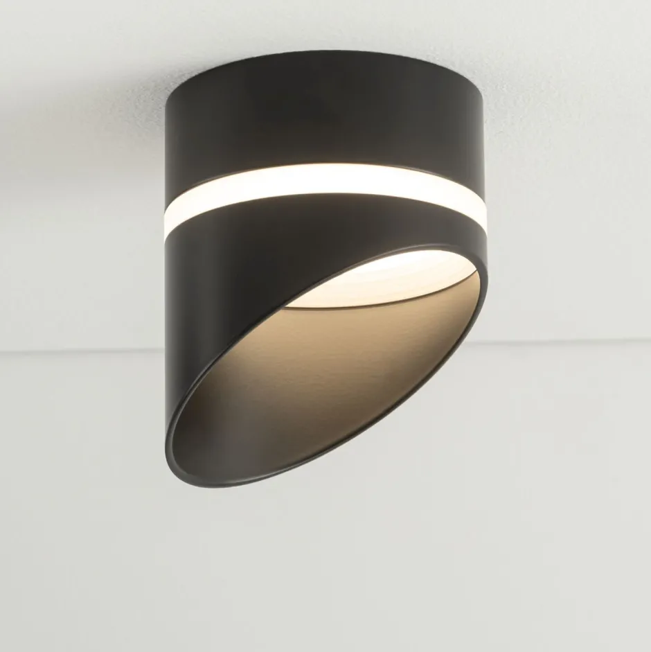 Spots|Wandleuchten*Nowodvorski Einbaustrahler GX53 Schwarz H: 12 cm Aluminium Modern