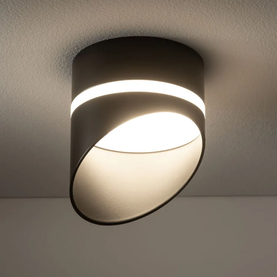 Spots|Wandleuchten*Nowodvorski Einbaustrahler GX53 Schwarz H: 12 cm Aluminium Modern