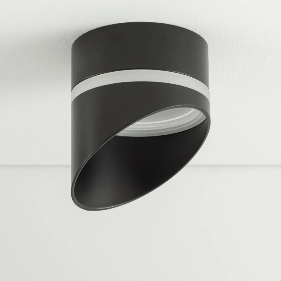 Spots|Wandleuchten*Nowodvorski Einbaustrahler GX53 Schwarz H: 12 cm Aluminium Modern