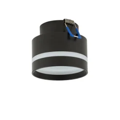 Nowodvorski Einbaustrahler Schwarz GX53 Ø 8,5 cm Aluminium Modern< Spots|Wandleuchten