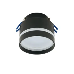 Nowodvorski Einbaustrahler Schwarz GX53 Ø 8,5 cm Aluminium Modern< Spots|Wandleuchten