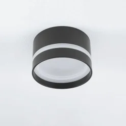 Nowodvorski Einbaustrahler Schwarz GX53 Ø 8,5 cm Aluminium Modern< Spots|Wandleuchten