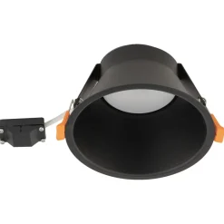 Spots|Wandleuchten*Nowodvorski Einbaustrahler Schwarz GX53 Metall Ø 14,5 cm Decke innen