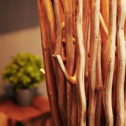 Moderne Lampen|Holzlampen*Invicta Interior Eindrucksvolle Stehleuchte Treibholz 175 cm Modern