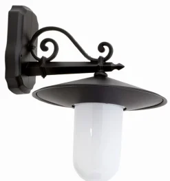 Außenleuchten Antik|Außenwandleuchten*Lido Elegante Außenleuchte IP44 Rustikal Schwarz Aluminium