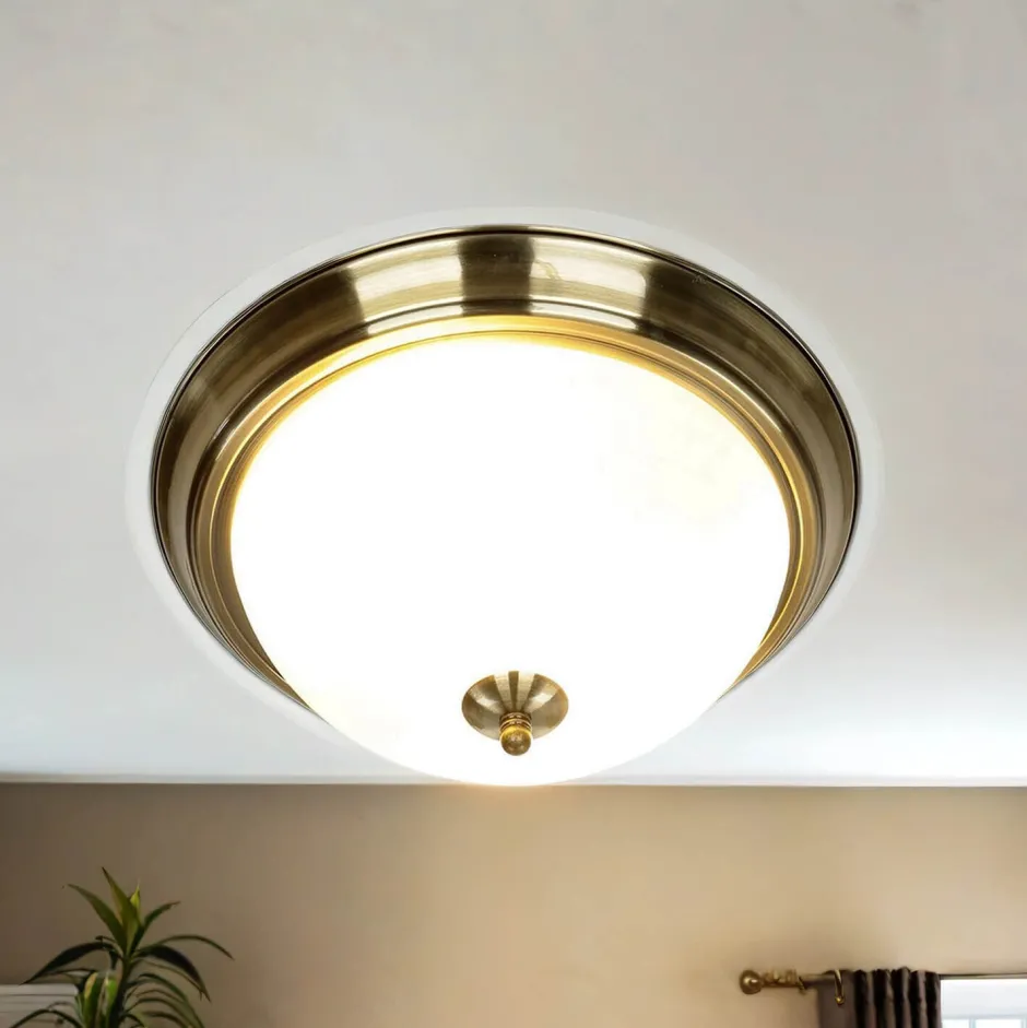 Glaslampen|Jugendstil Lampen*Easylight Elegante Deckenlampe Wohnzimmer Jugendstil 2xE27 TOP