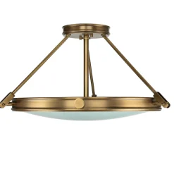 Elstead Elegante Deckenleuchte Glas Jugendstil rund Wohnzimmer< Deckenleuchten|Flurlampen