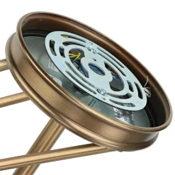 Elstead Elegante Deckenleuchte Glas Jugendstil rund Wohnzimmer< Deckenleuchten|Flurlampen