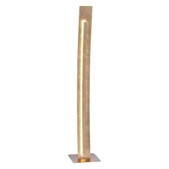 Wohnzimmerlampen|Metall Lampen*Paul Neuhaus Elegante LED Stehlampe warmweiß 141 cm in Blattgold