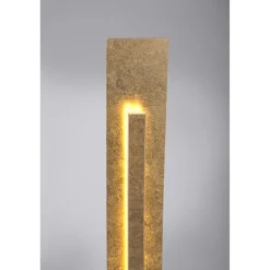 Wohnzimmerlampen|Metall Lampen*Paul Neuhaus Elegante LED Stehlampe warmweiß 141 cm in Blattgold