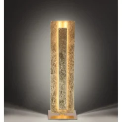 Wohnzimmerlampen|Schlafzimmer Lampen*Paul Neuhaus Elegante LED Tischlampe warmweiß 40,5 cm in Blattgold