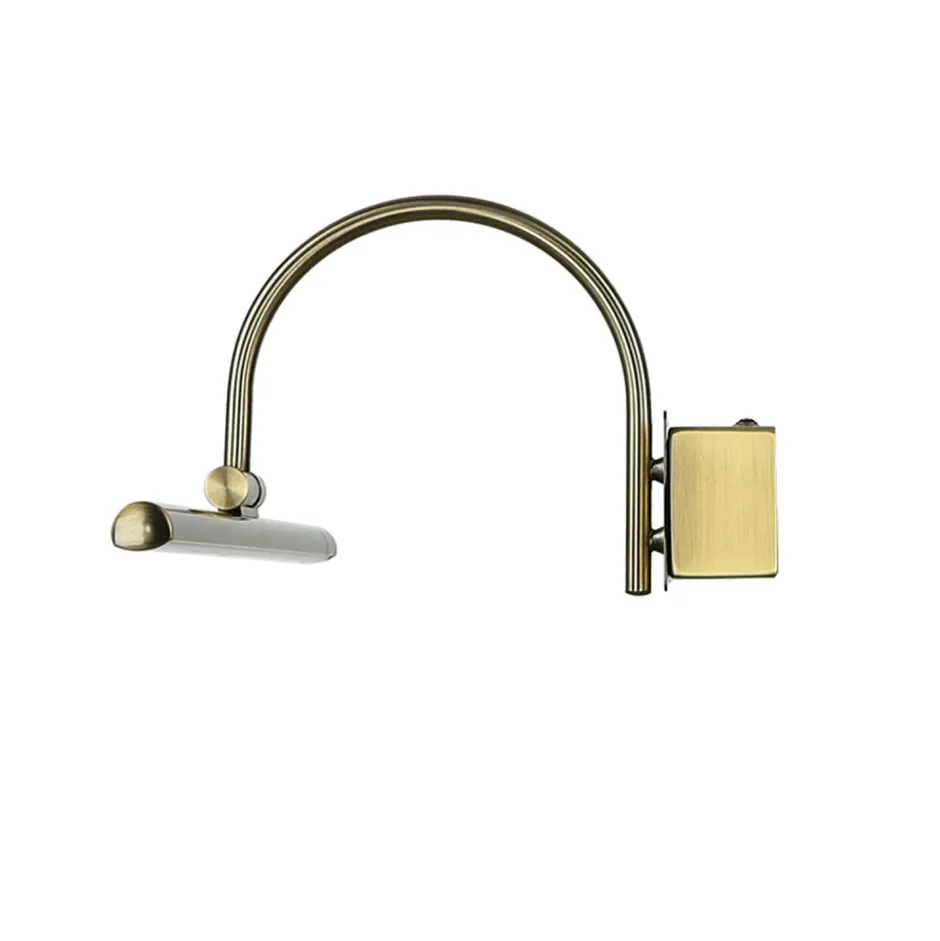 Jugendstil Lampen|Küchenlampen*Nowodvorski Elegante LED Wandlampe Jugendstil 3000K in Messing