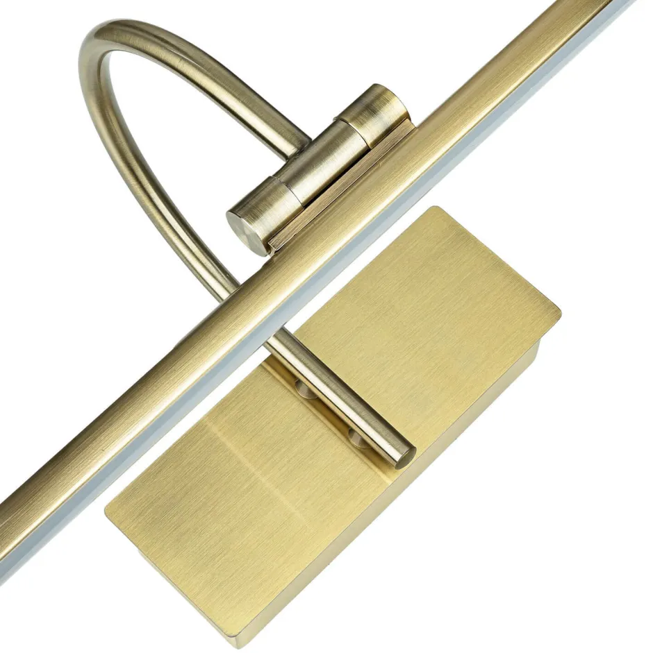 Jugendstil Lampen|Küchenlampen*Nowodvorski Elegante LED Wandlampe Jugendstil 3000K in Messing