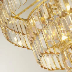 Hängelampen|Esszimmer Lampen*Searchlight Elegante Pendelleuchte Glas Metall Ø50 cm E14 Modern