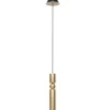 Jupiter Elegante Pendelleuchte Metall rund GU10 L:12 cm in Gold< Hängelampen|Bürolampen