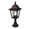 Elstead Elegante Sockelleuchte außen Schwarz H:50cm Garten< Außenleuchten Antik|Gartenlaternen