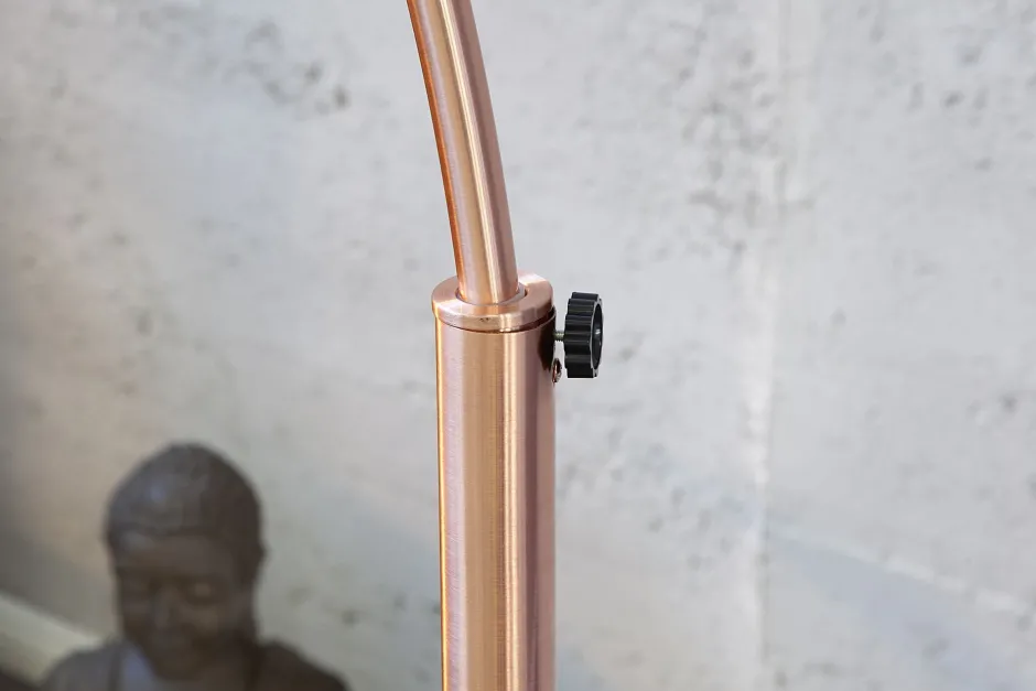 Invicta Interior Elegante Standlampe Retro 170cm gebogen< Kugellampen|Retro Lampen